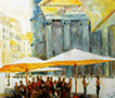 Piazza della Rotonda. Öl. 50 x 60