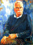 Prof. Steinwedel. Öl. 80 x 60